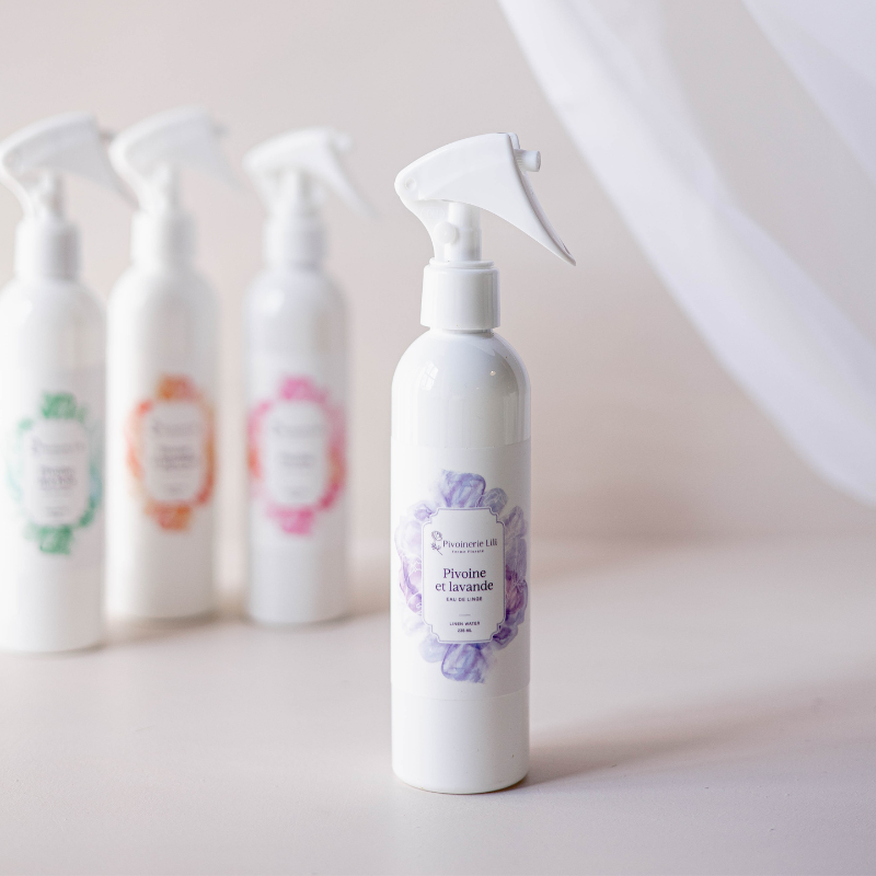 Eau de linge – Pivoine & Lavande