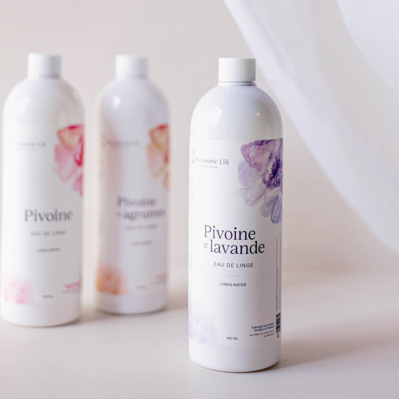 Eau de linge – Pivoine & Lavande