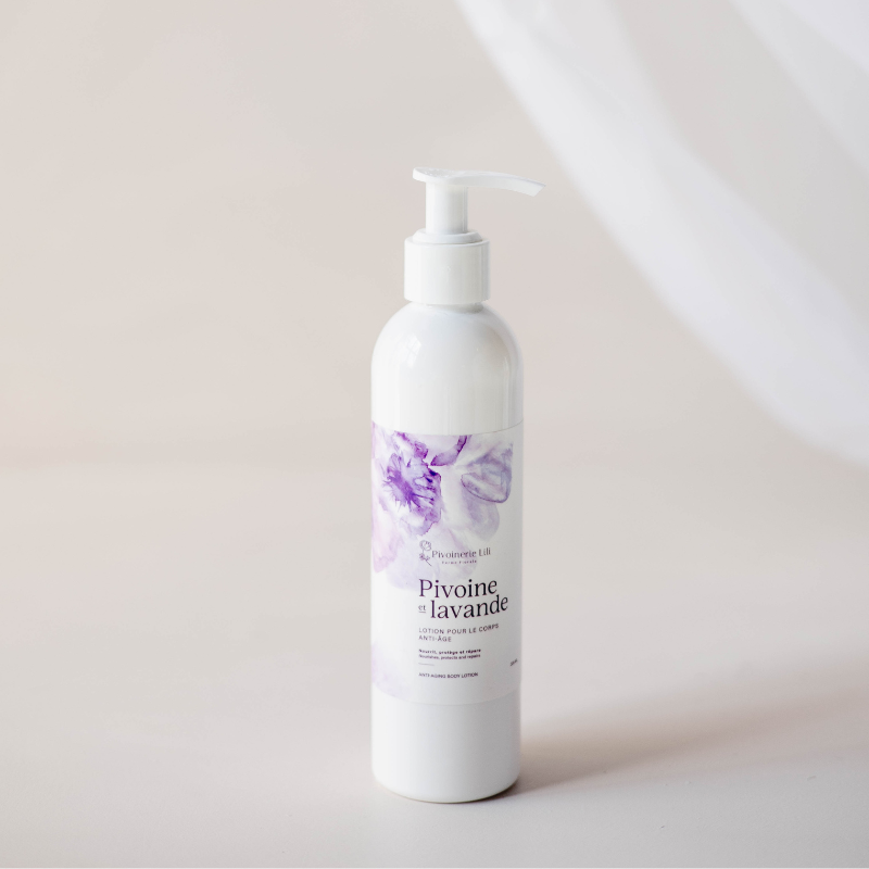 Lotion pour le corps anti-âge – Pivoine & lavande