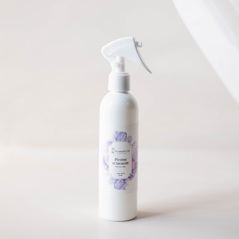 Eau de linge – Pivoine & Lavande