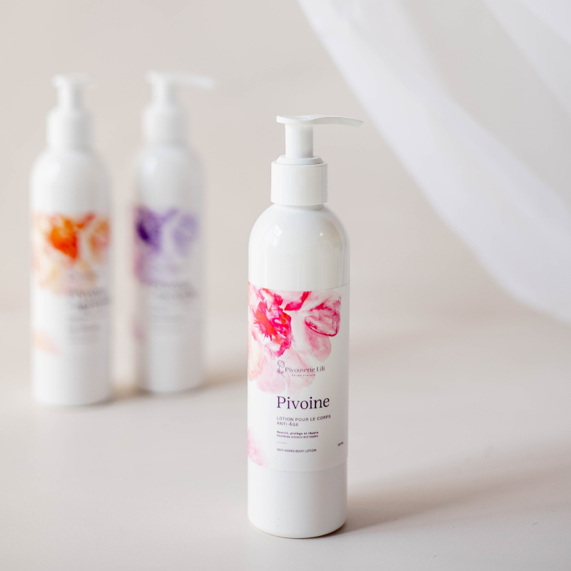 Lotion pour le corps anti-âge – Pivoine