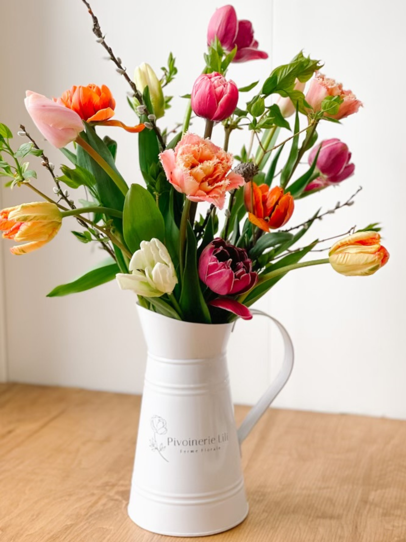 Bouquets de tulipes pour la Fête des Mères (ramassage à la ferme)