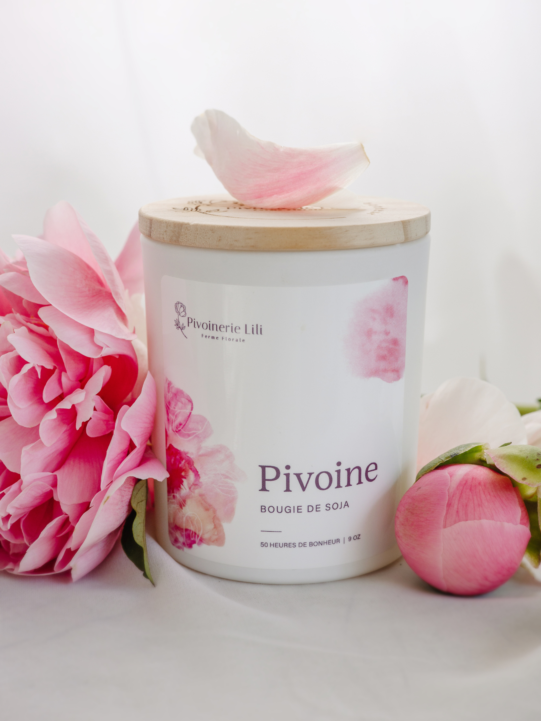 Bougie - Pivoine