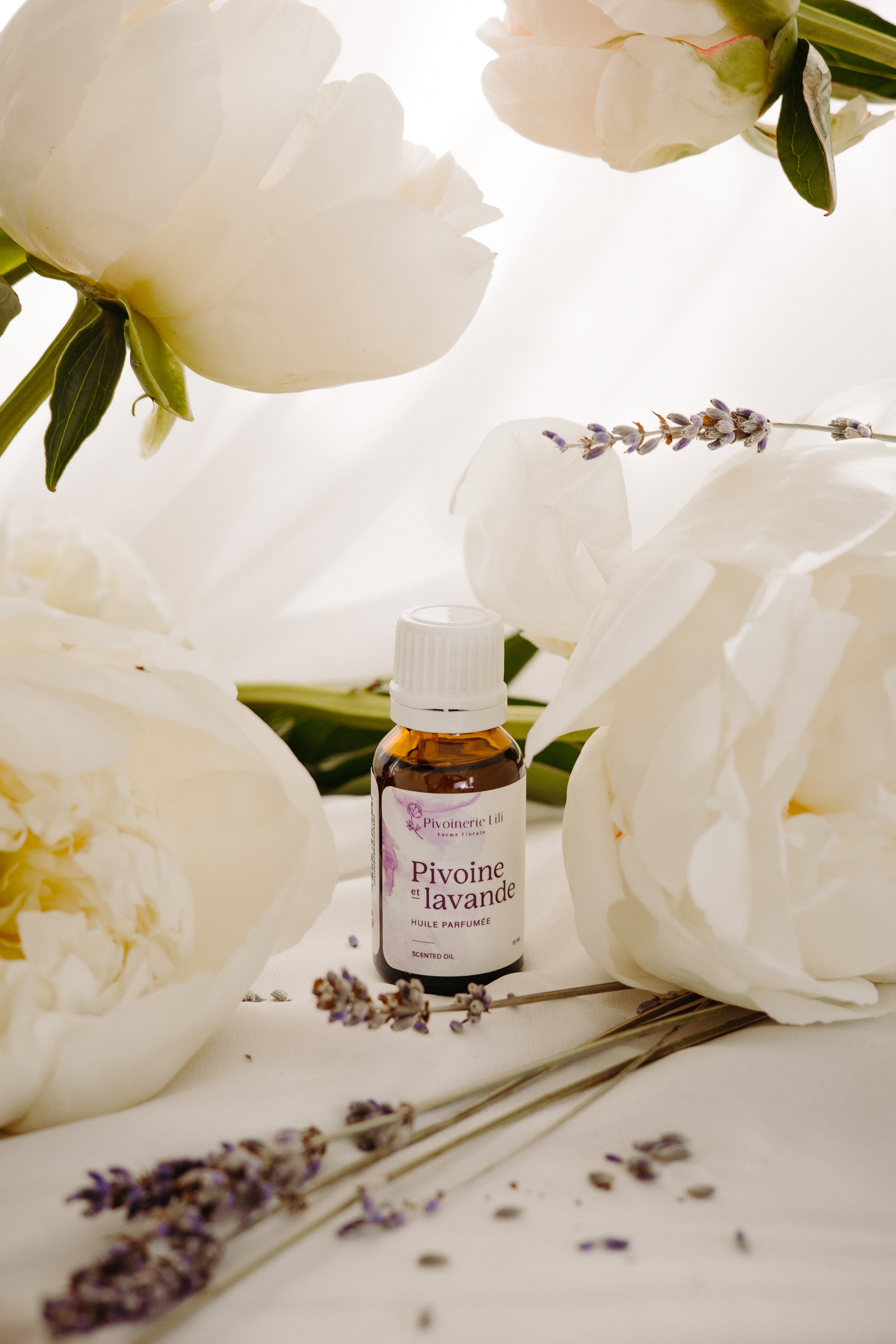 Huile parfumée - Pivoine & Lavande