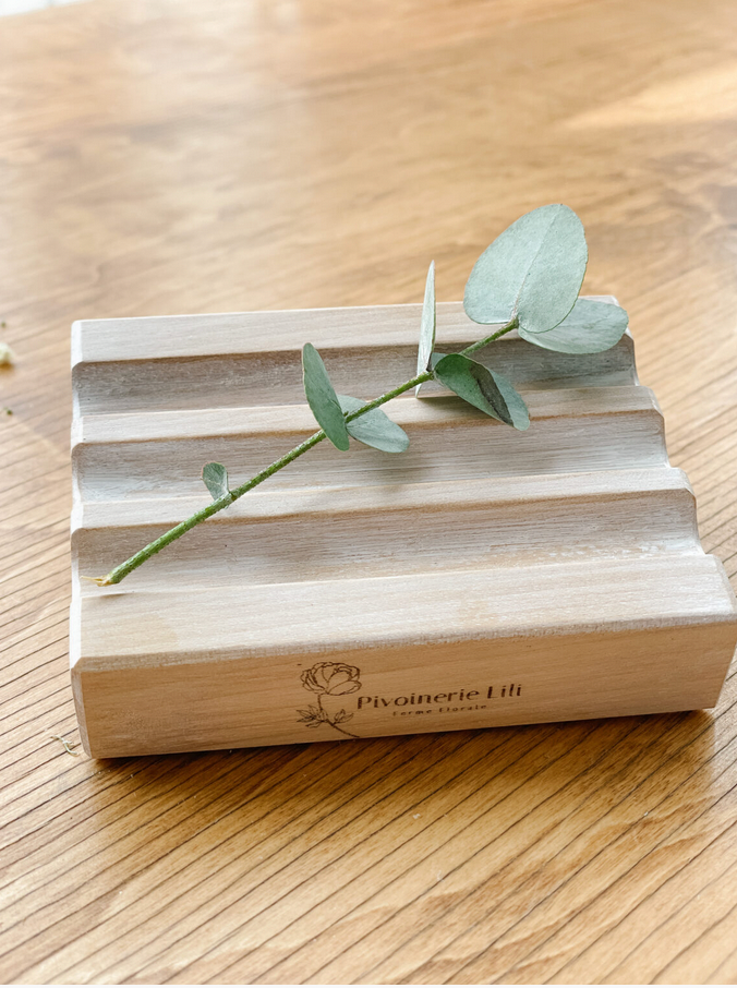 Porte-savon artisanal en bois