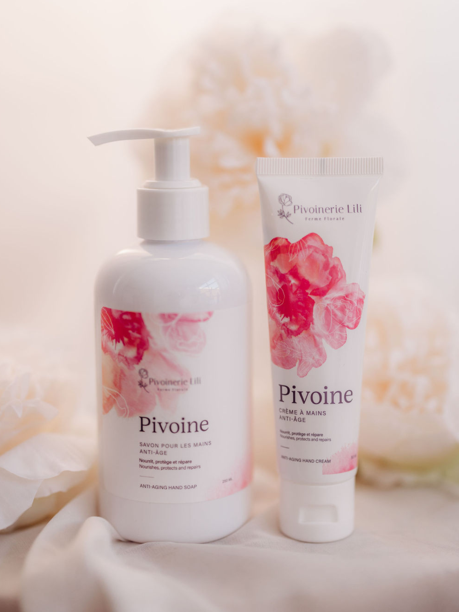 Savon à mains - Pivoine