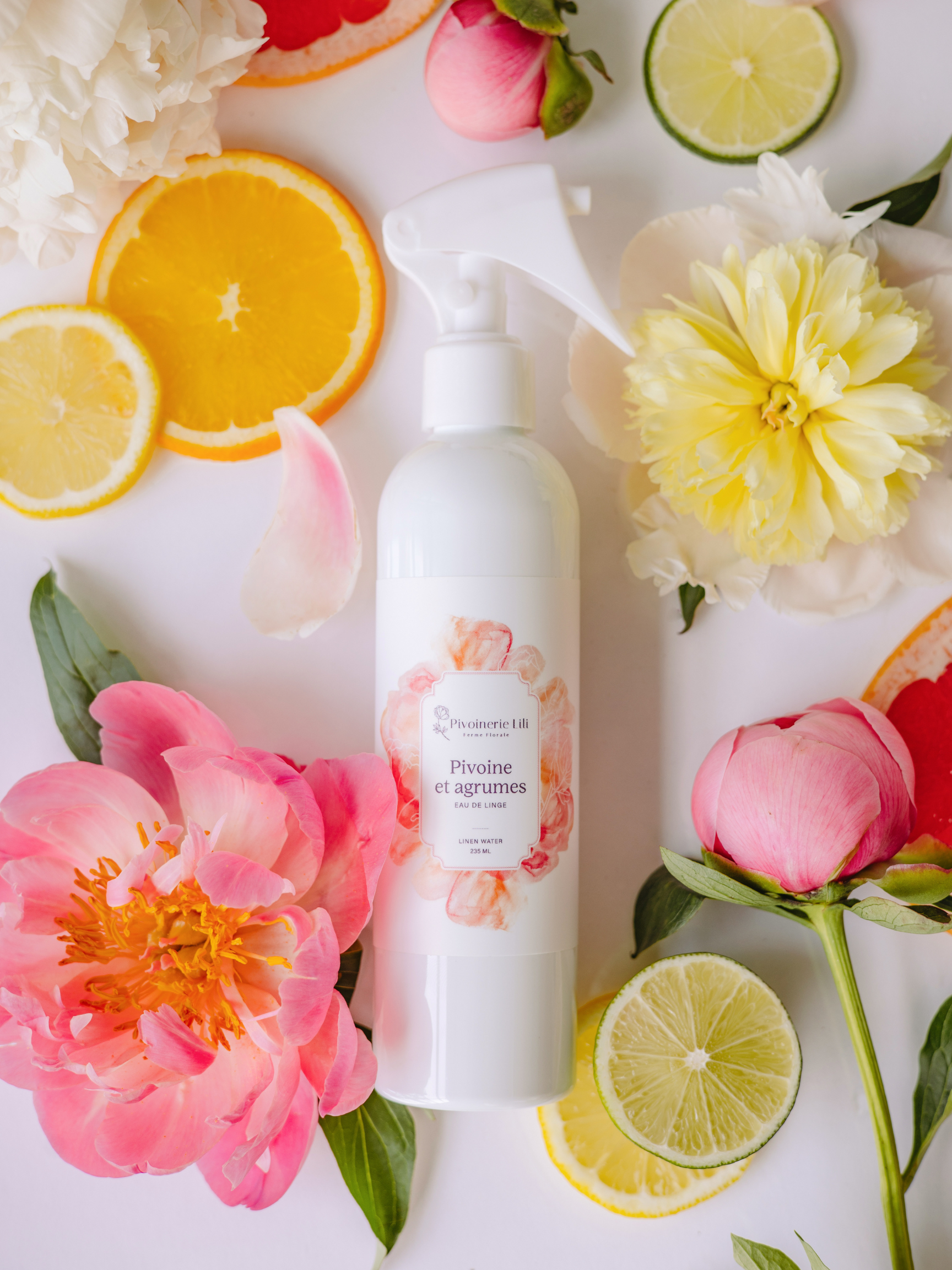 Eau de linge - Pivoine & Agrumes