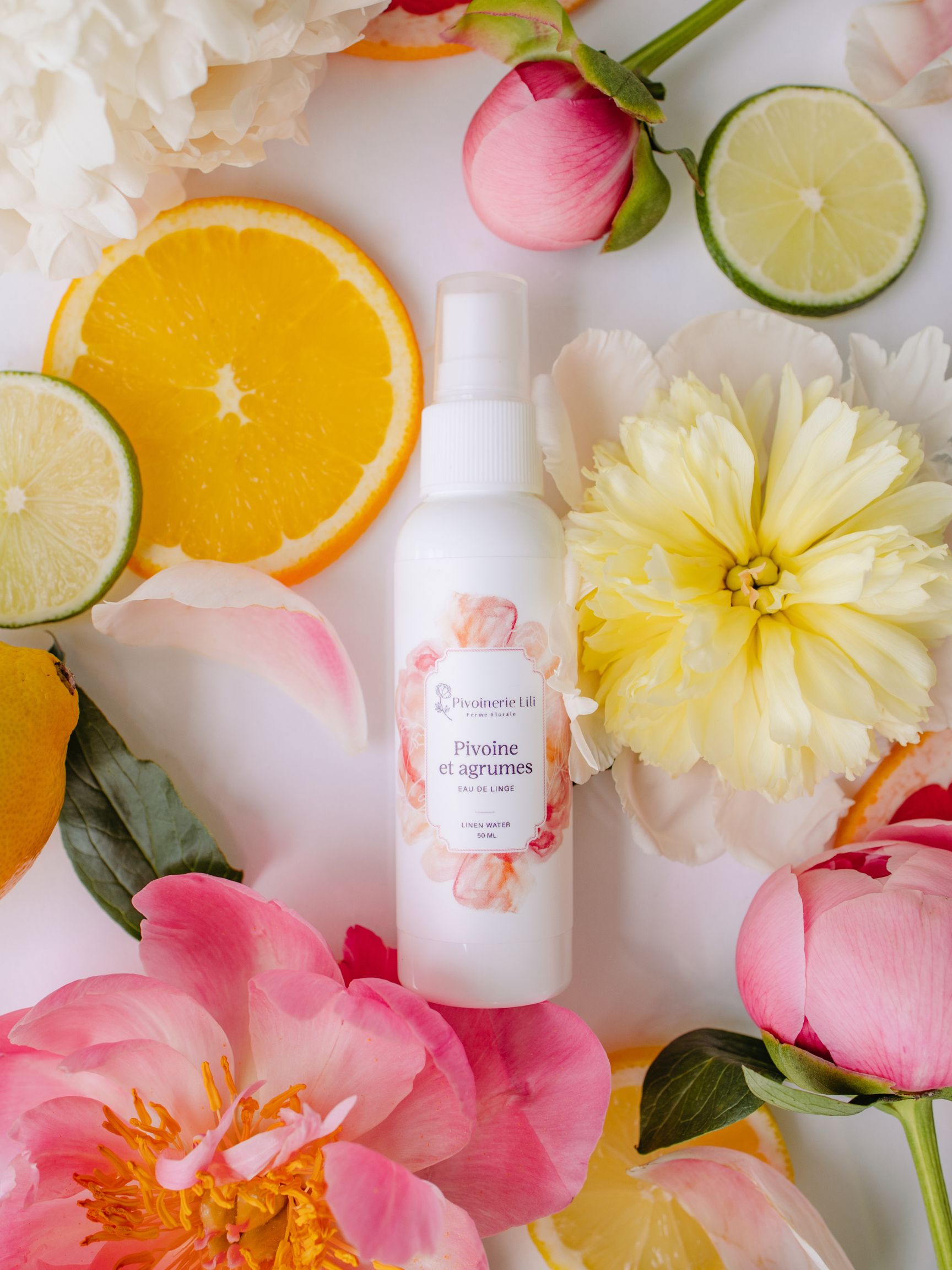 Eau de linge - Pivoine & Agrumes