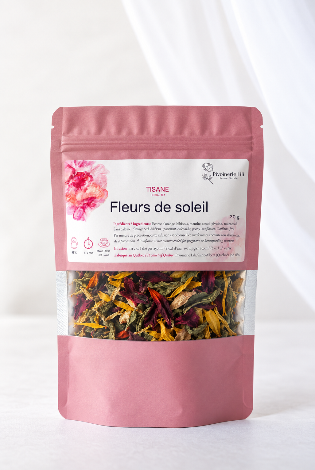 Herbal Tea Woman Flower