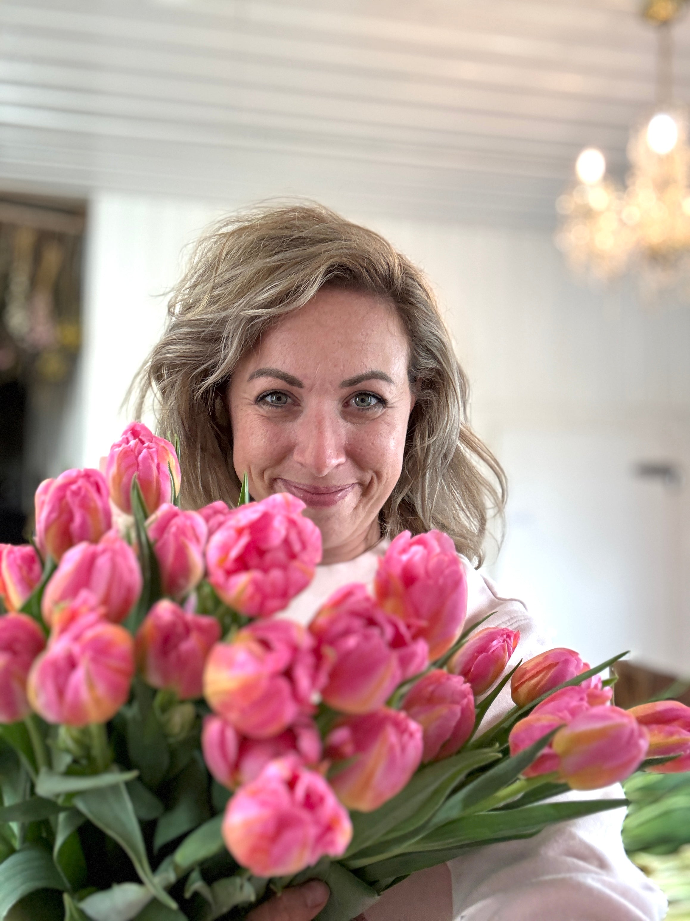 Bouquet de fleurs de saison - tulipes