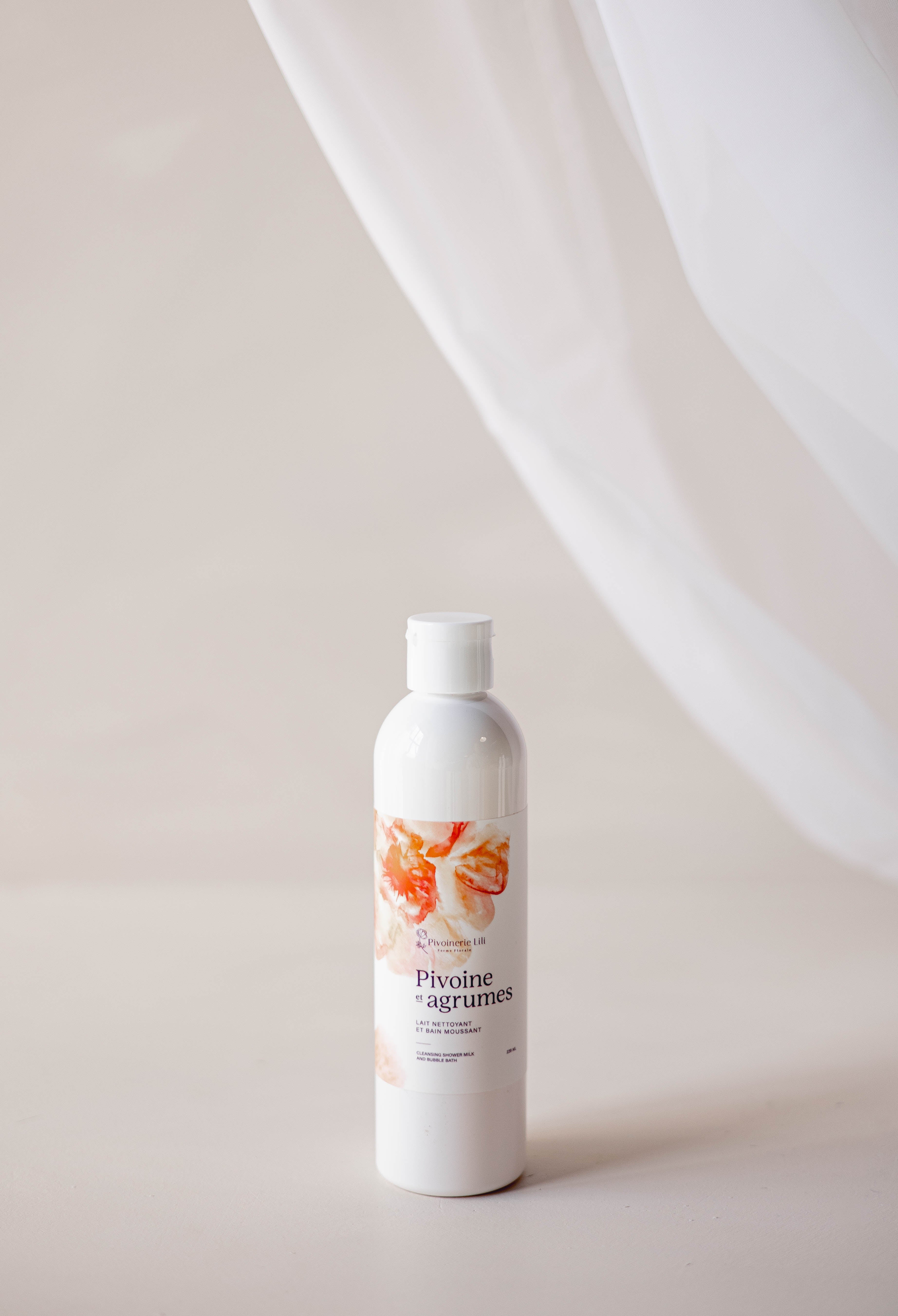 Lait Nettoyant et Bain Moussant - Pivoine & Agrumes