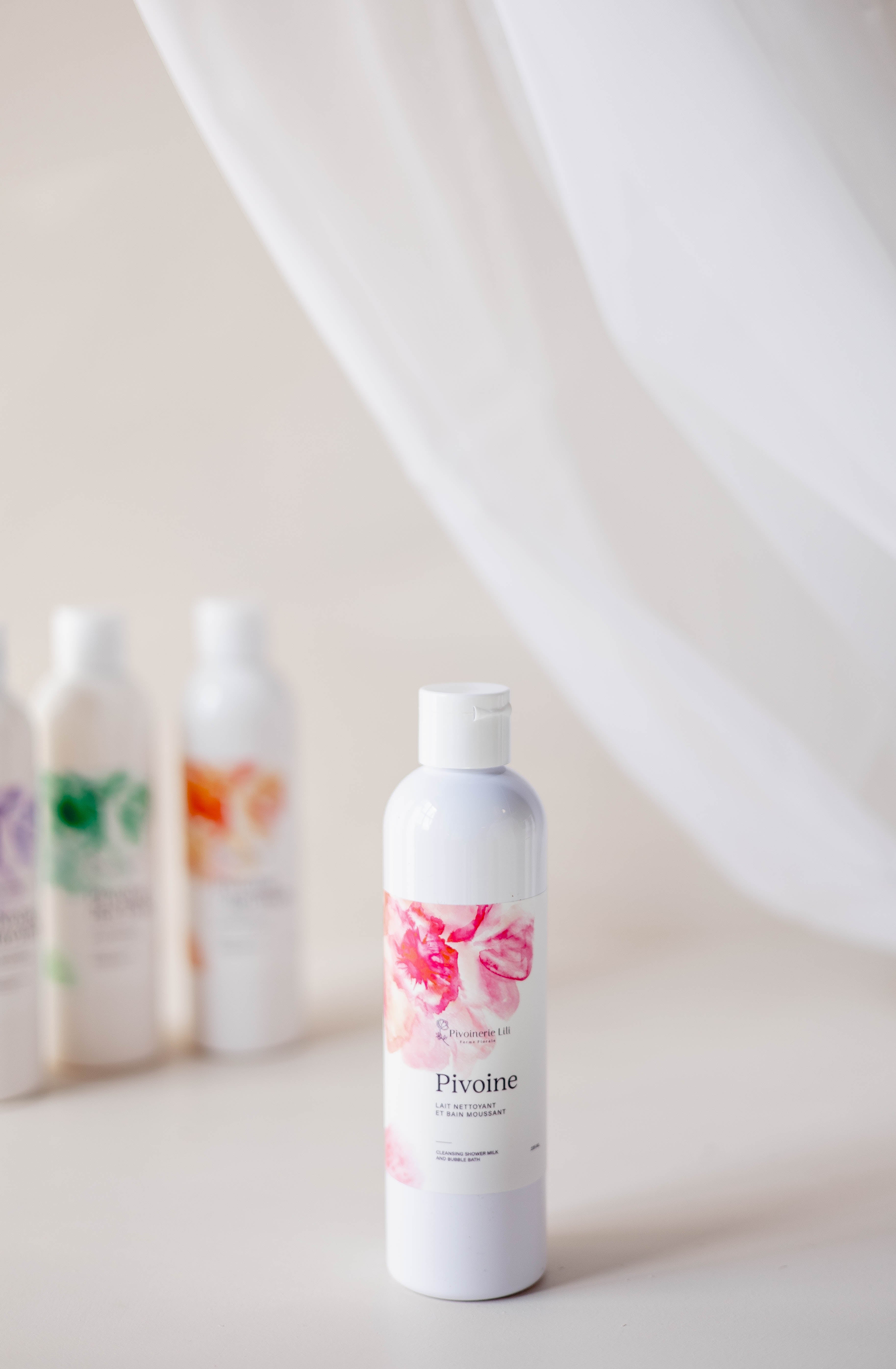 Lait Nettoyant et Bain Moussant - Pivoine
