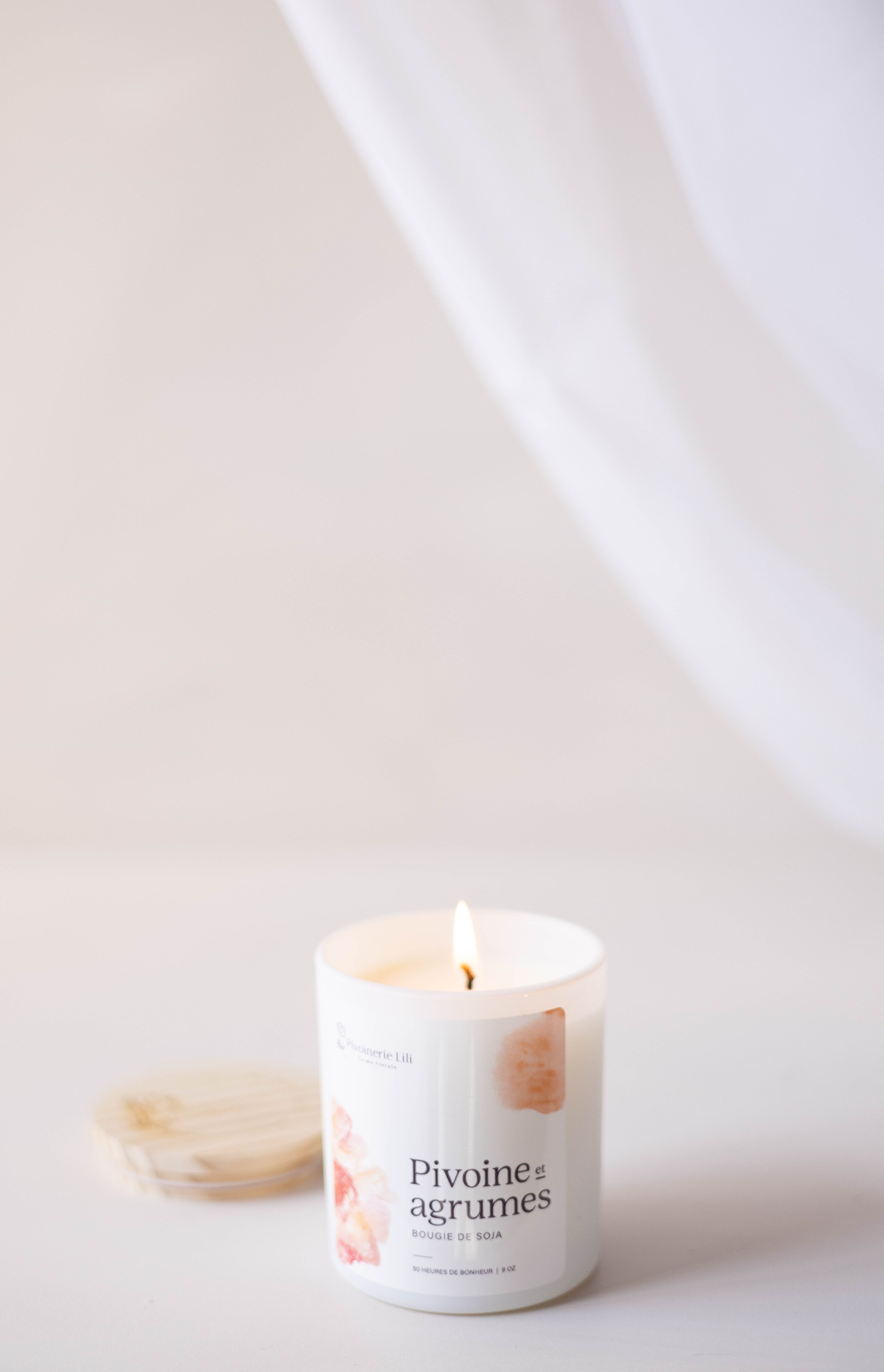 Bougie - Pivoine & Agrumes