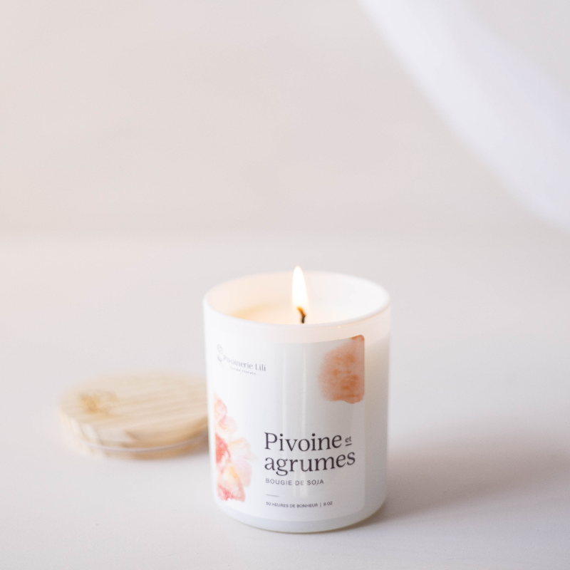 Bougie - Pivoine & Agrumes