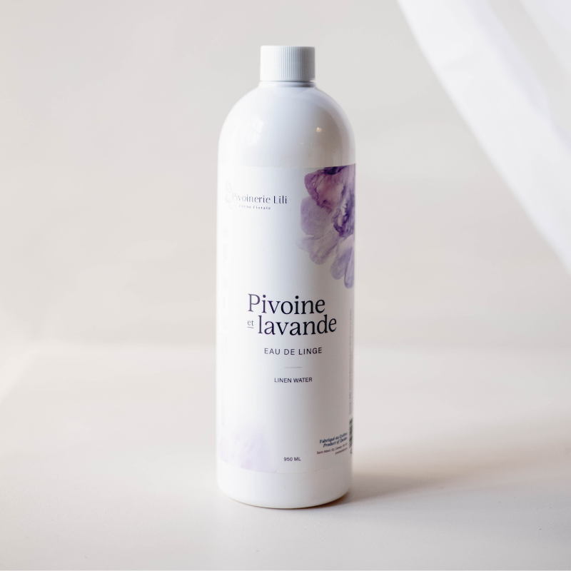 Eau de linge – Pivoine & Lavande