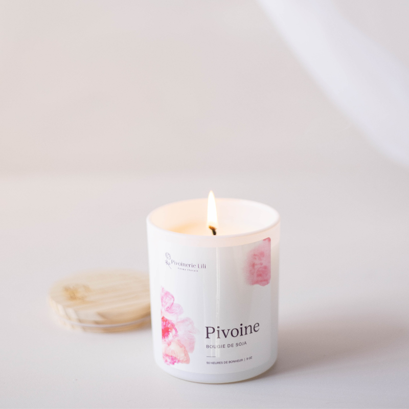 Bougie - Pivoine