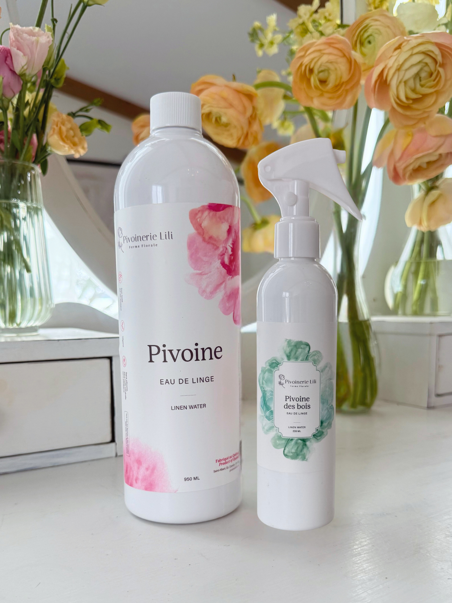 Linen water - Peony