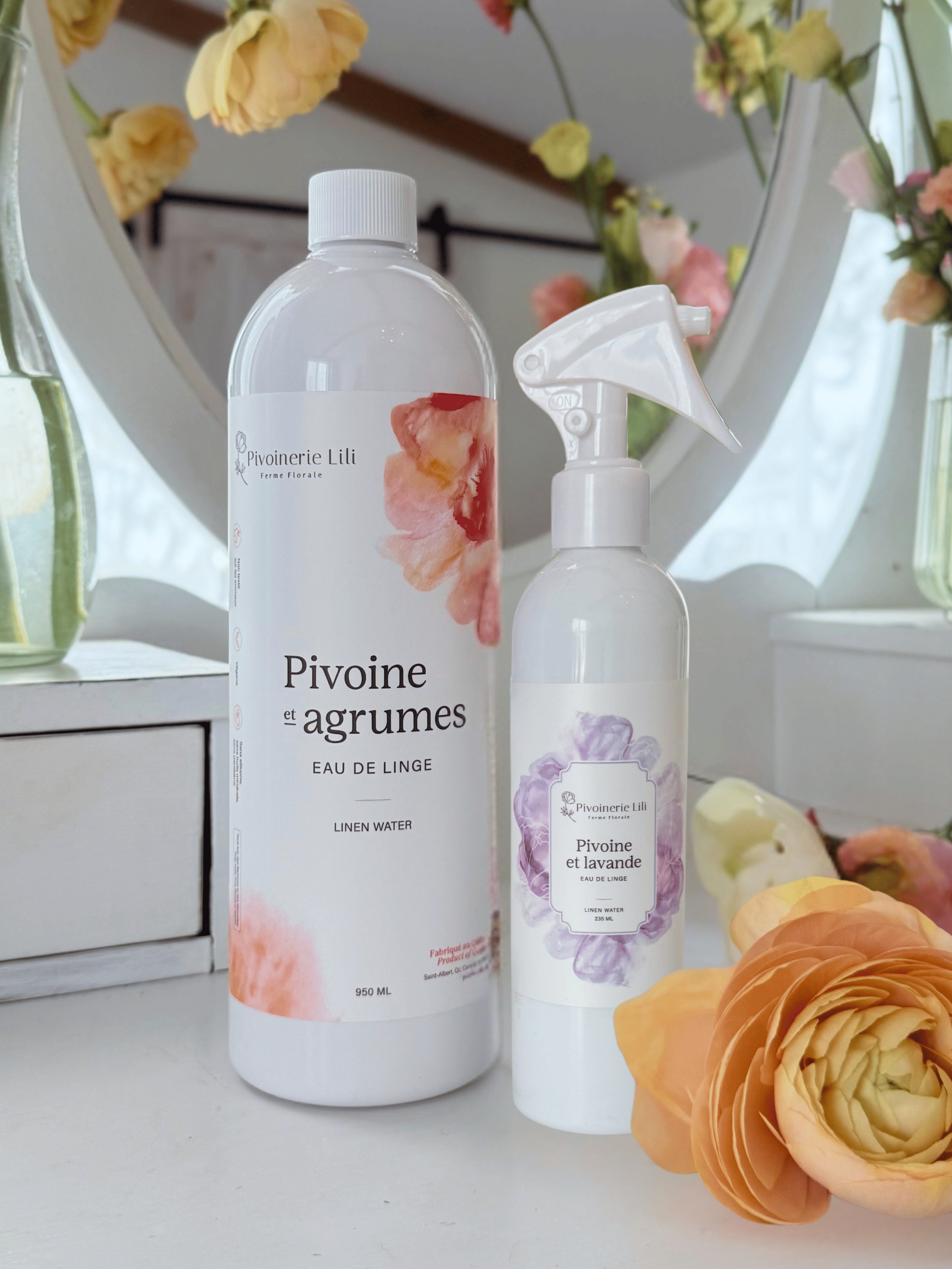 Linen water - Peony