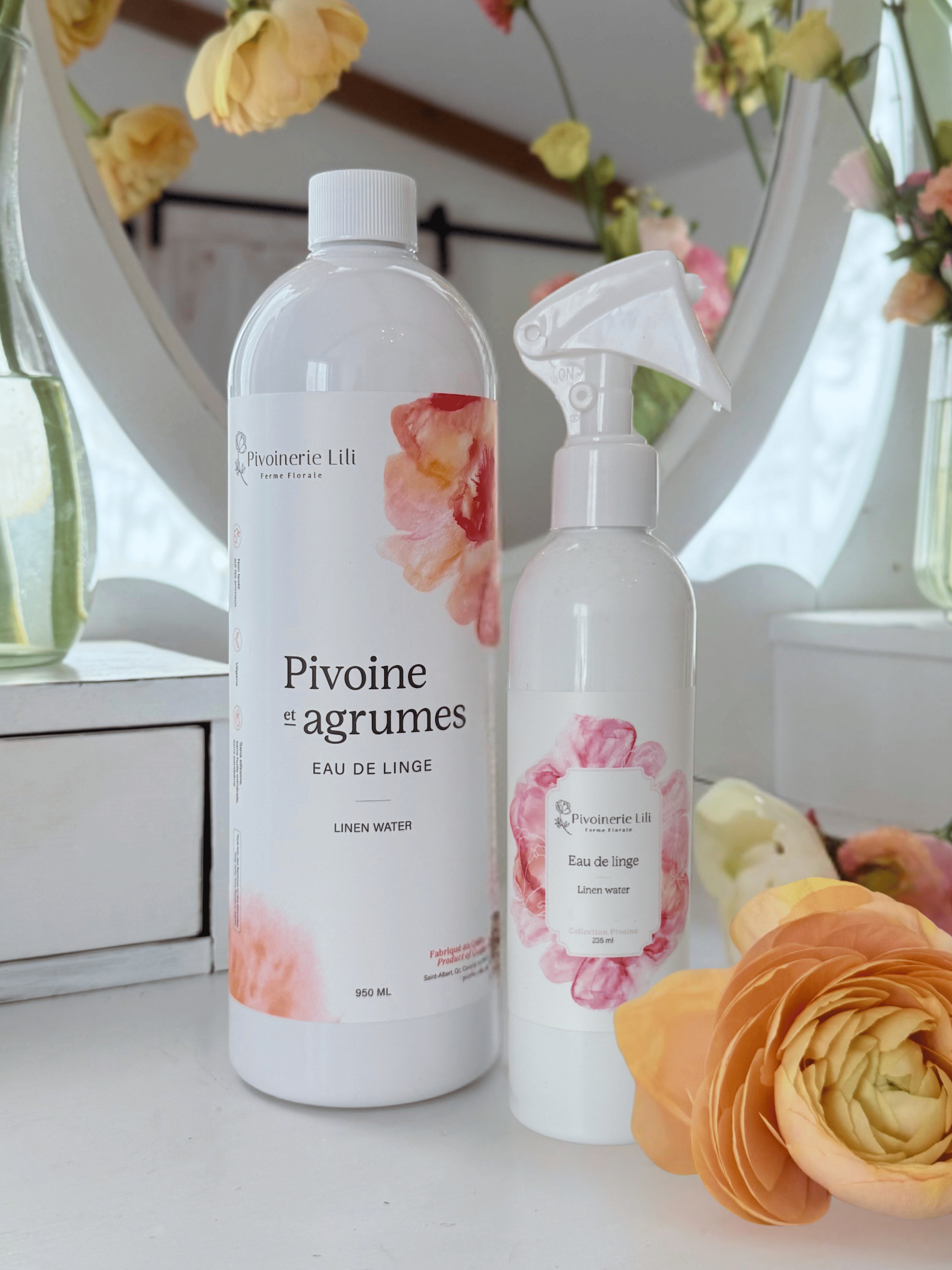 Linen water - Peony
