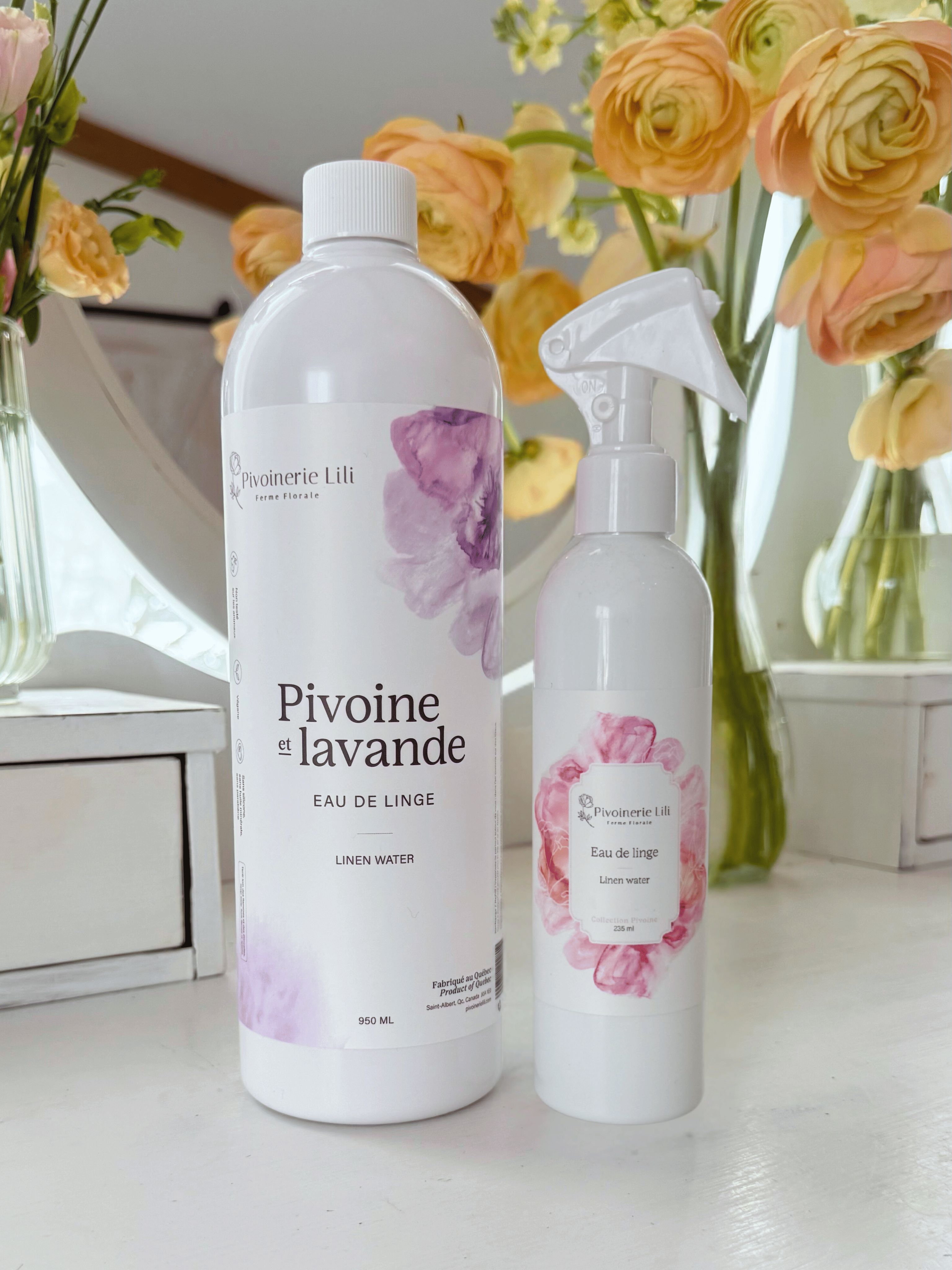 Linen water - Peony