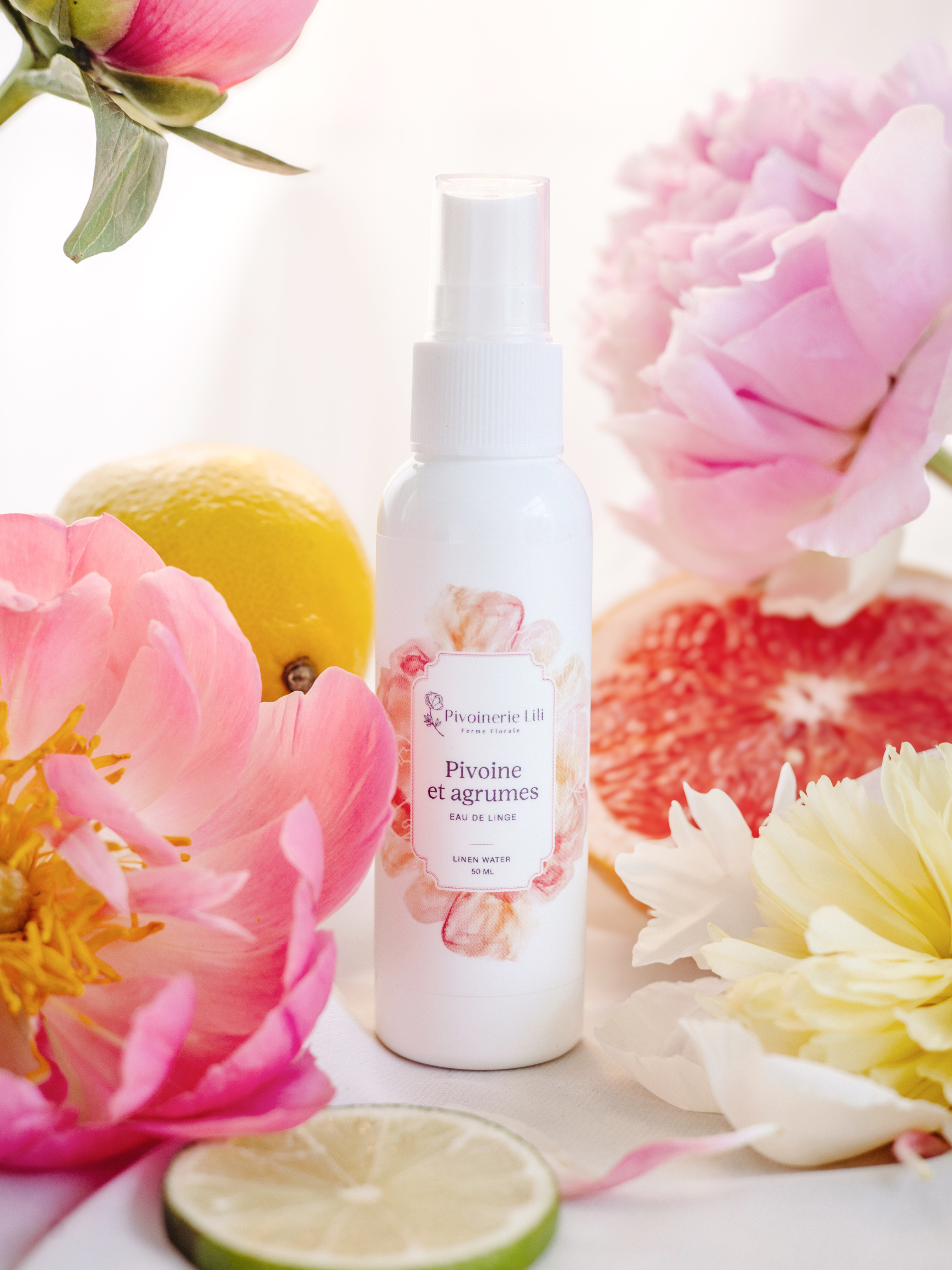 Linen water - Peony