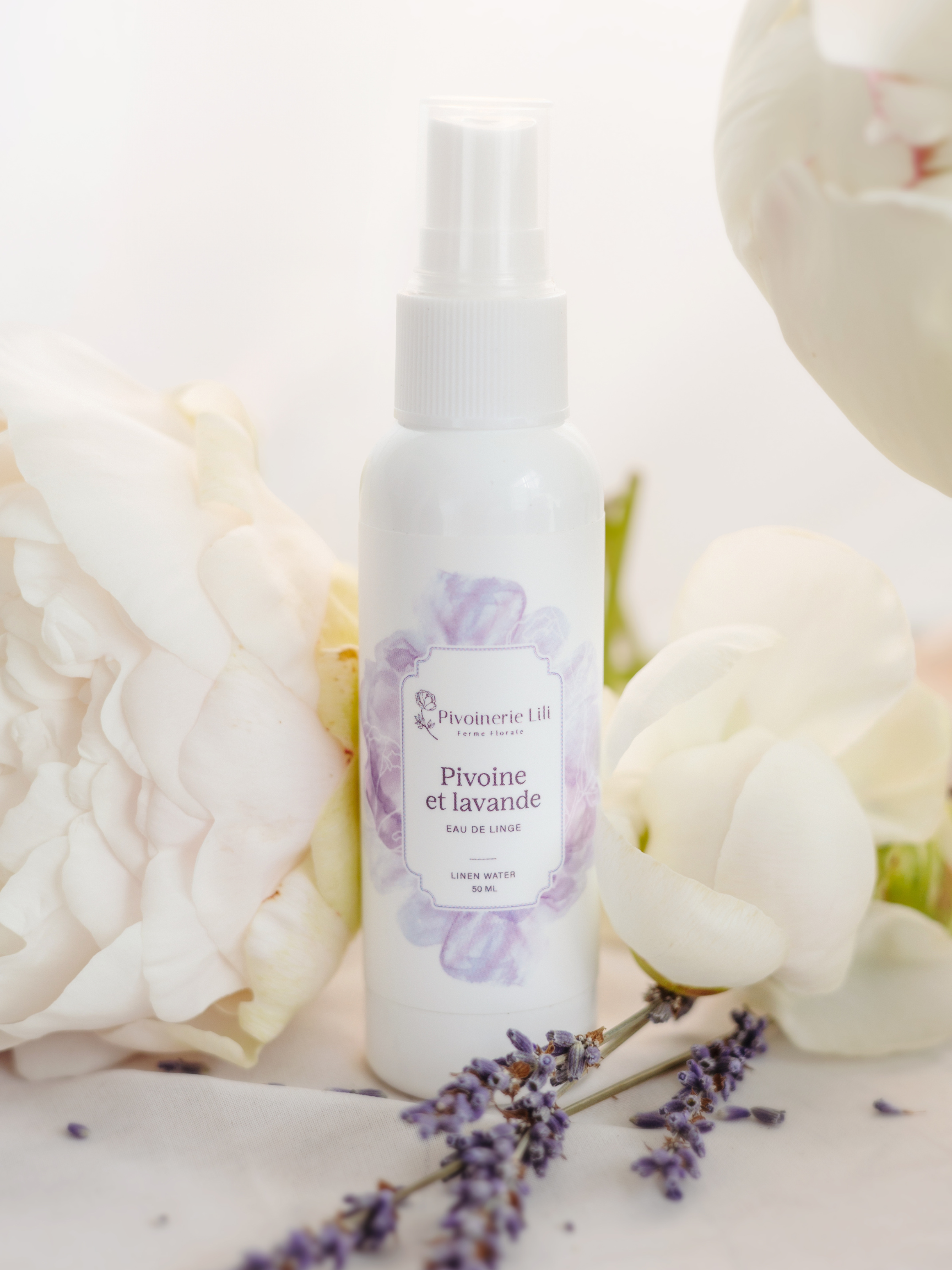 Linen water – Peony & Lavender