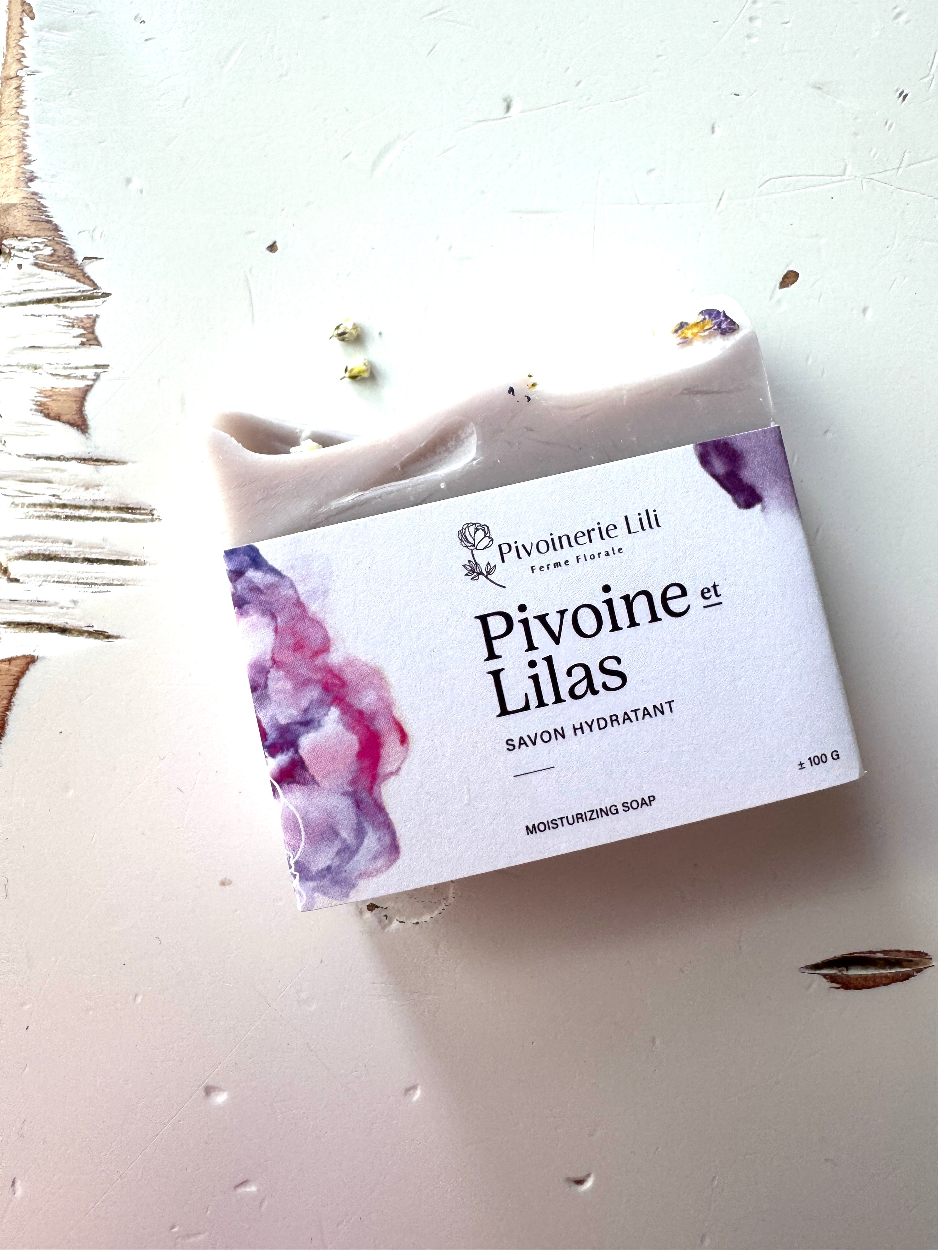 Savon pour le corps –  Pivoine & Lilas