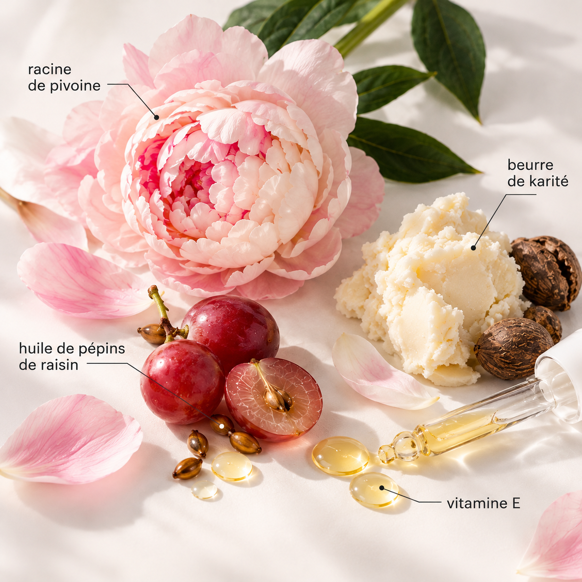 Lotion pour le corps anti-âge – Pivoine