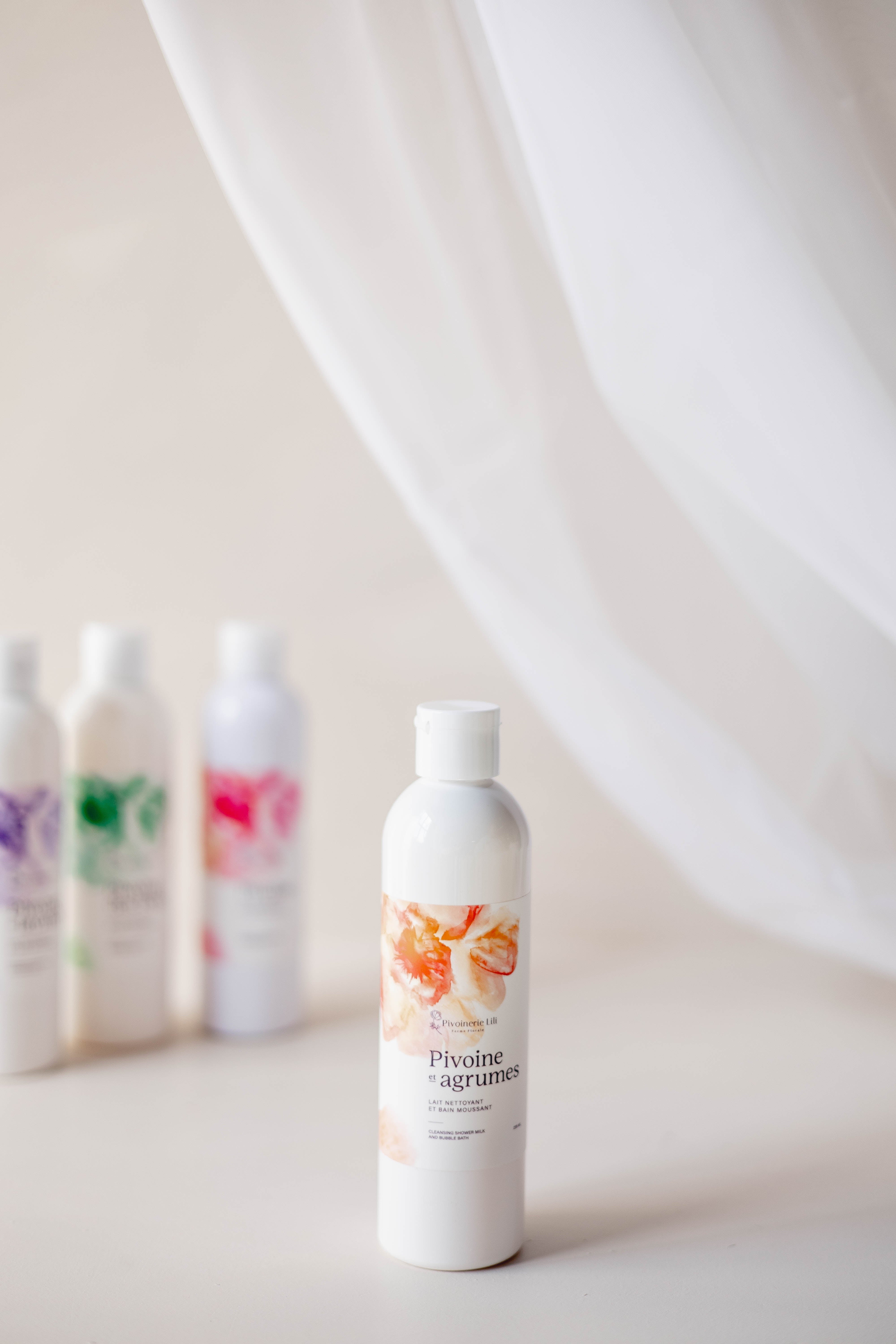 Lait Nettoyant et Bain Moussant - Pivoine & Agrumes