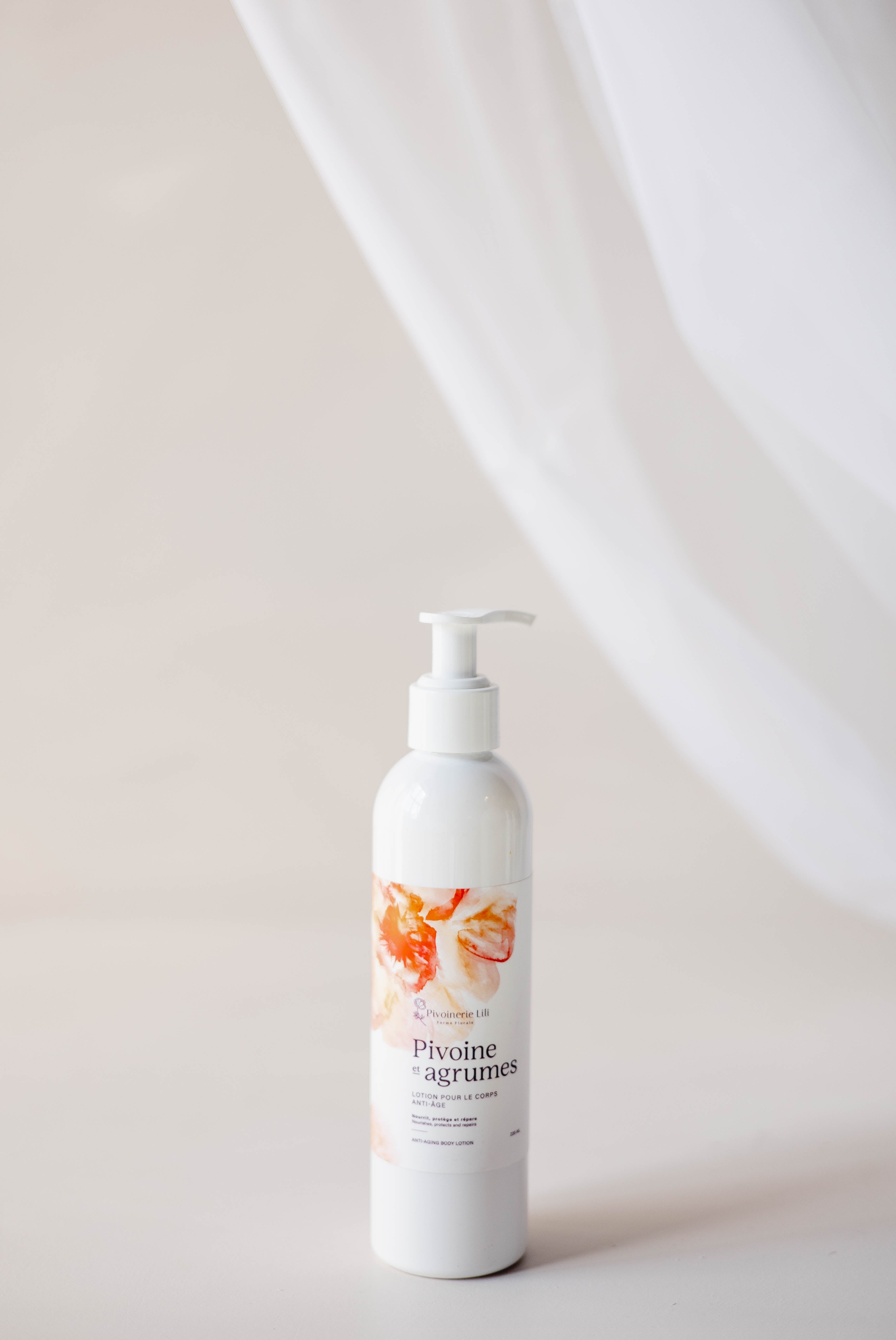 Lotion pour le corps anti-âge – Pivoine & agrumes
