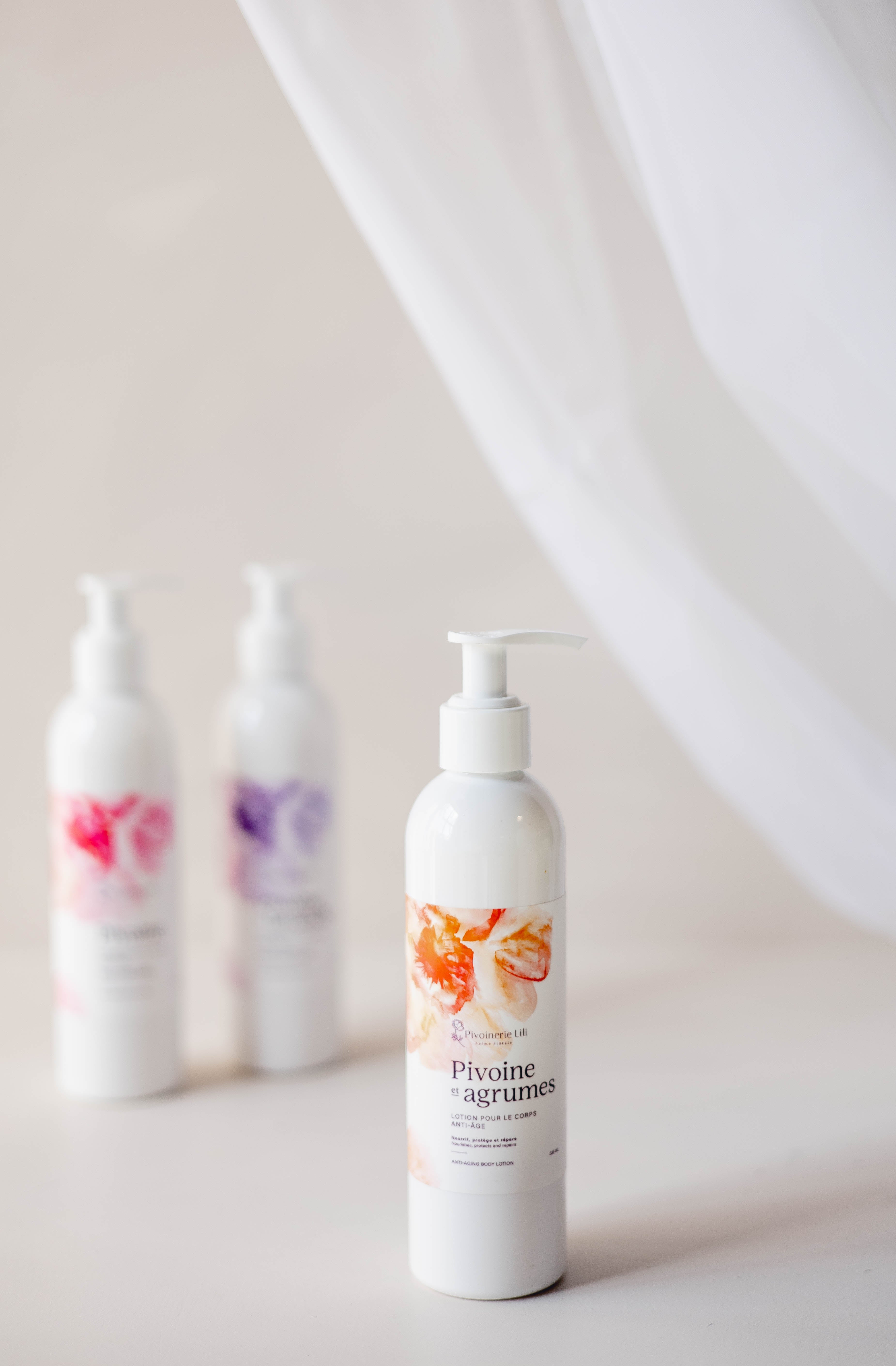 Lotion pour le corps anti-âge – Pivoine & agrumes
